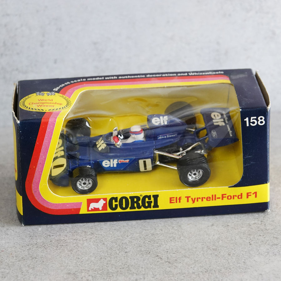 Corgi 158 Elf Tyrell F1 Racing Car Blue Window Box