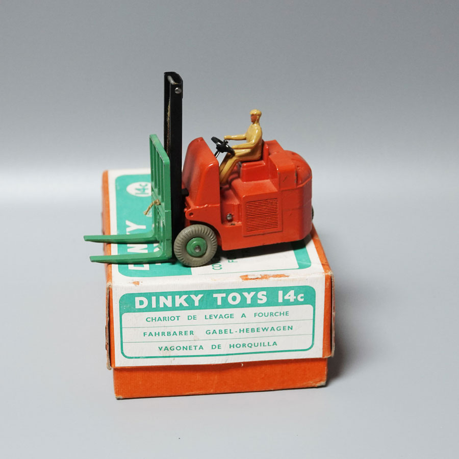 Dinky 14C Coventry Climax Fork Lift Truck Grey Wheels 