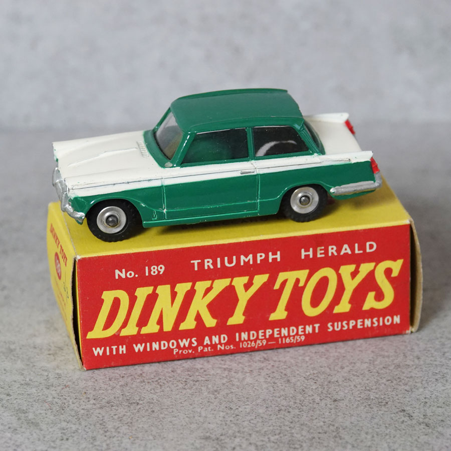 Dinky 189 Triumph Herald Green And White