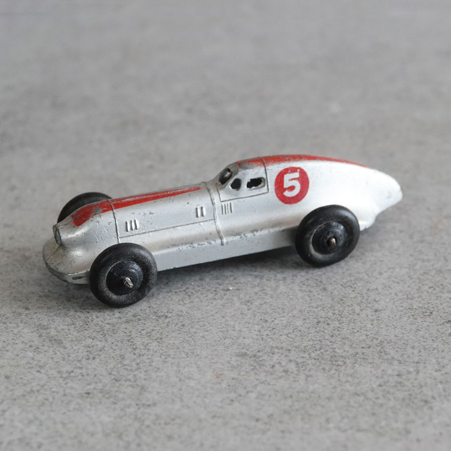 Dinky 23B Hotchkiss Racing Car Silver Post-War Issue  