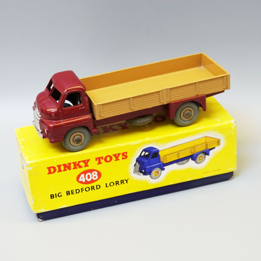 Dinky 408 Big Beford Lorry In Maroon And Tan