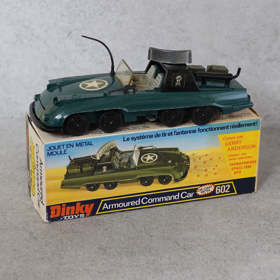 Dinky 602 Armoured Command Car Blue-Green Version