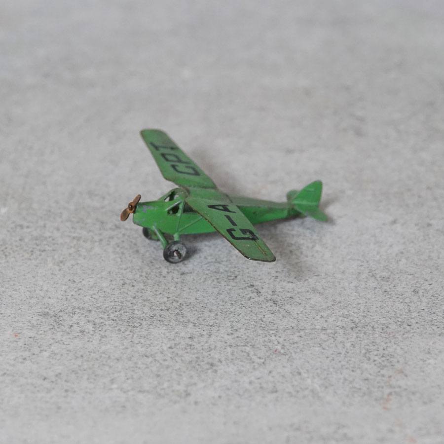 Dinky 60B De Havilland Leopard Moth Green Pre War