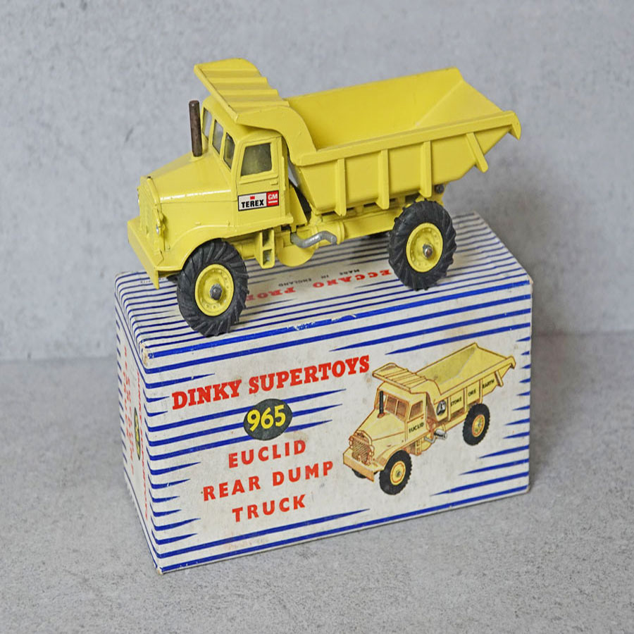 Dinky 965 Euclid Rear Dump Truck Terex Label