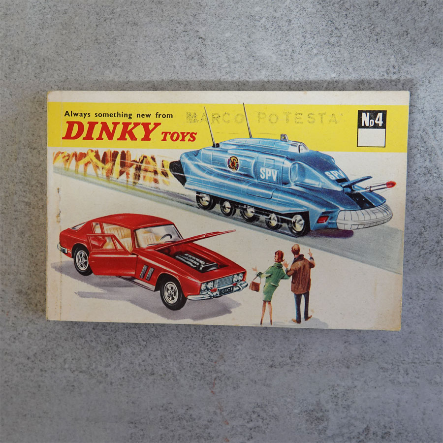 Dinky Toys Catalogue No 4 1968 Dealer Stamped MARCO POTESTA