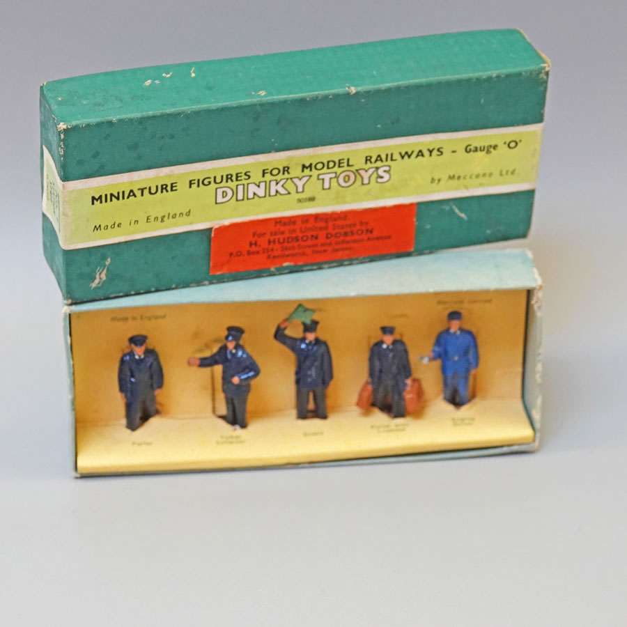 Dinky No.1 Station Staff Miniature Figures Hudson Dobson Label