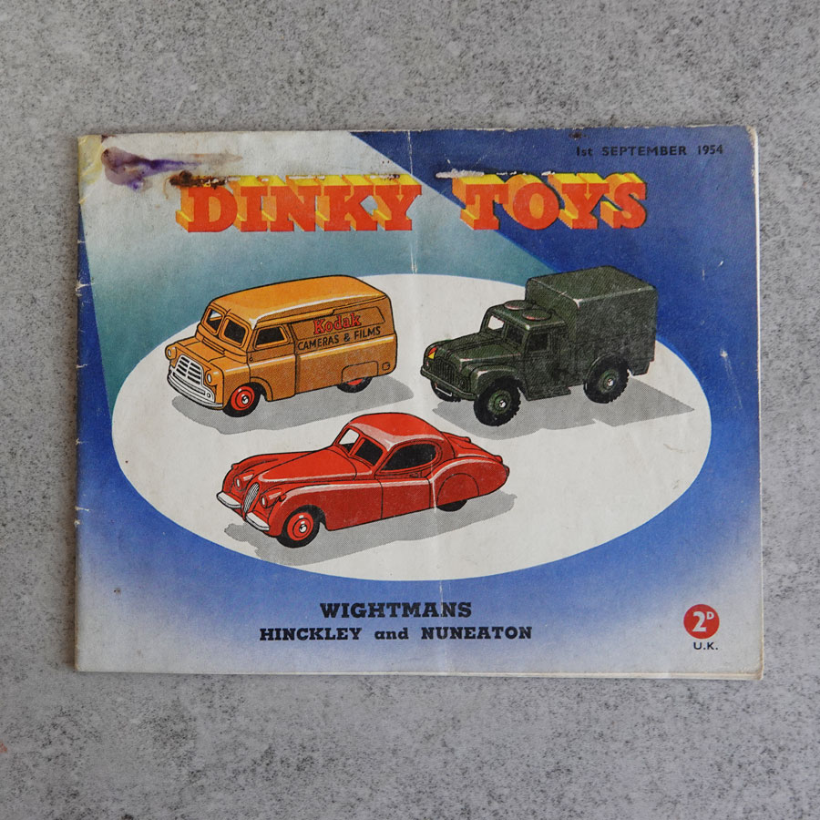 Dinky Toys Catalogue Uk September 1954 WIGHTMANS