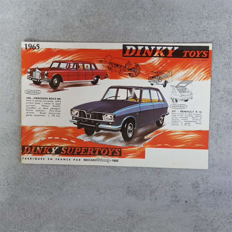 Dinky Toys French Catalogue 1965