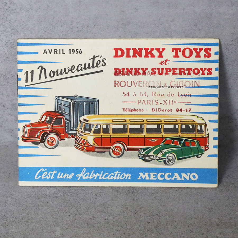 Dinky Toys French Catalogue April 1956 Shop Stamped