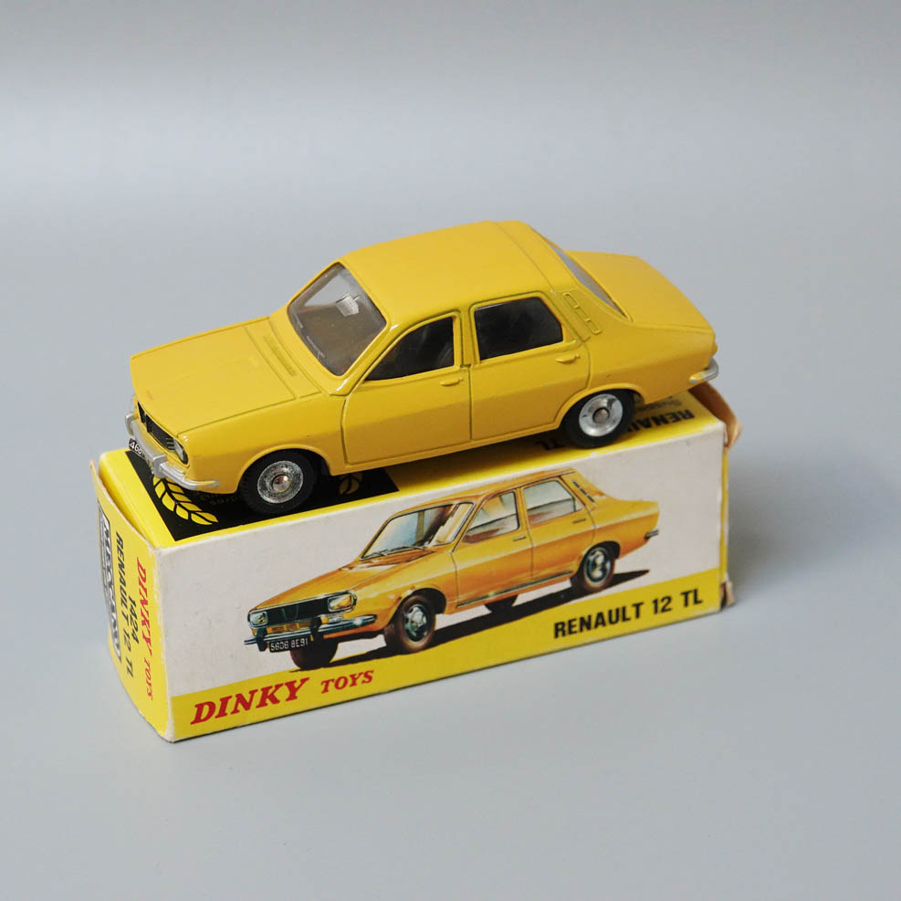 Dinky 1424 Renault 12TL in mustard - Die Cast Models 4 You