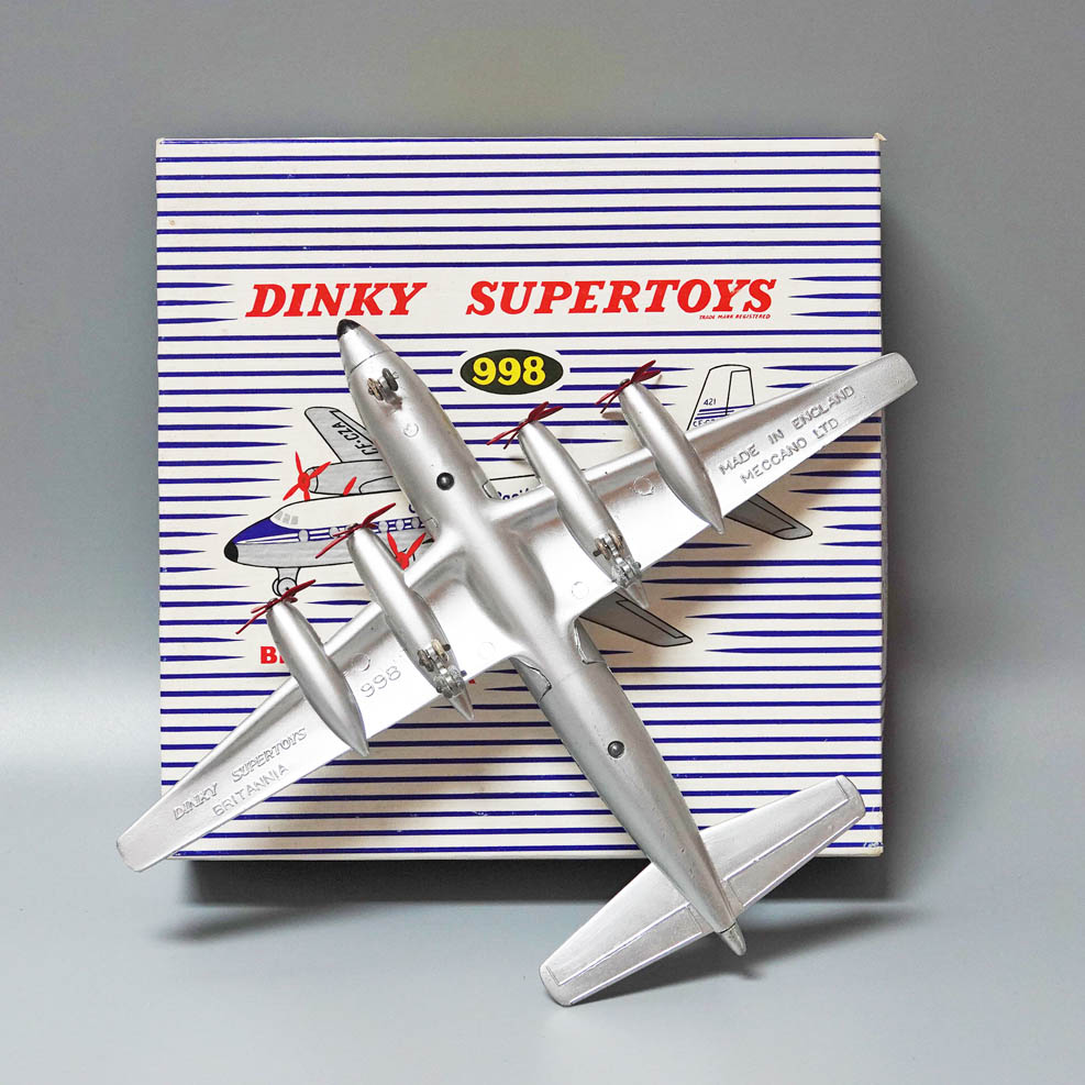 Dinky 998 Super Toy Bristol Britannia Canadian pacific silver - Die ...